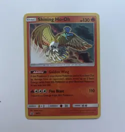 Pokemon TCG Shining Ho-Oh SM70 Promo Holo SM Set English - Image 1