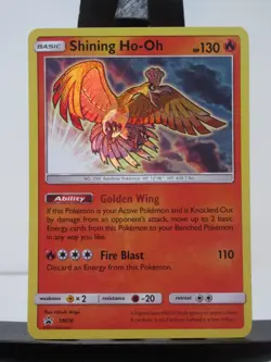 Shining Ho-Oh SM70 Black Star Promo Shining Legends Pokemon TCG - Image 1
