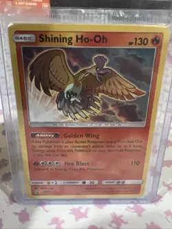Pokemon Shining Ho-Oh SM70 Promo Holo Shining Legends Card English *Sealed* - Image 1