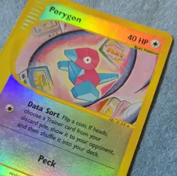 Pokemon TCG Porygon 103a/147 Aquapolis Reverse Holo Common 40HP English 2002 LP - Image 4