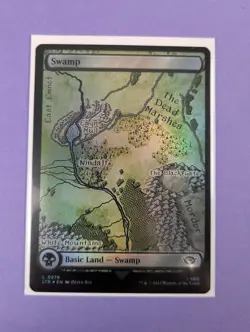 MTG: The Lord of the Rings: Tales of Middle-earth: Swamp Foil #0276 Land - NM - Image 1
