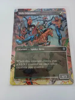 Web-Warriors 0203 (Borderless) MTG Magic Marvel's Spider-Man - Image 1