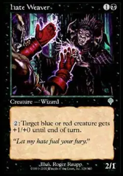 Hate Weaver -Foil Medium Play MTG Invasion - Image 1