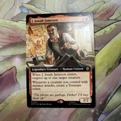 J. Jonah Jameson - Extended Art R MTG Marvel's Spider-Man - Image 1
