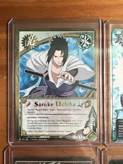 Naruto CCG Character Card Lot - Sasuke Uchiha Card PR 068, Yamato, Etc - 1st NM - Image 3