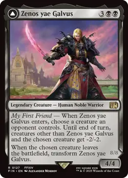 Zenos yae Galvus // Shinryu, Transcendent Rival FINAL FANTASY MTG LEGENDARY RARE - Image 1