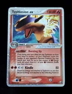 Pokemon Typhlosion EX Holo Card Unseen Forces 110/115 Near Mint Tcg - Image 1