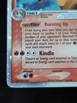 Pokemon Typhlosion EX Holo Card Unseen Forces 110/115 Near Mint Tcg - Image 2