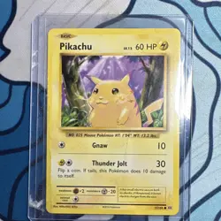 Pikachu XY Evolutions Pokemon Card Base Set TCG Vintage Rare Collectible - Image 1