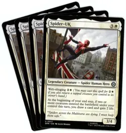 x4 Spider-UK - 0017 - Marvel's Spider-Man - MTG - SHIPS NOW - Image 1