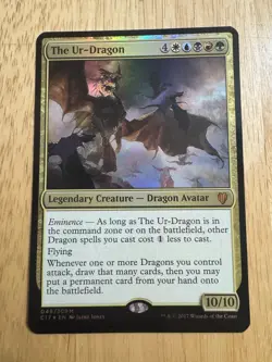 MTG The Ur-Dragon - Oversized Foil Commander 2017 Foil Mythic - Image 1