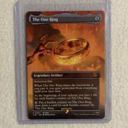 Magic The Gathering The One Ring Borderless Foil LTR EN #0451 - Image 1