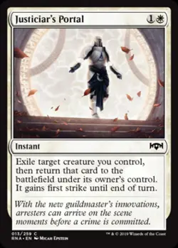 Justiciar's Portal -Foil Light Play MTG Ravnica Allegiance - Image 1