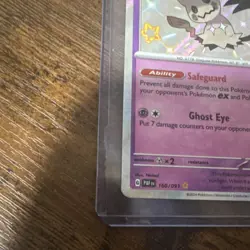 Pokemon Mimikyu 160/091 SV: Paldean Fates Baby Shiny Rare Holo Card English 2024 - Image 2