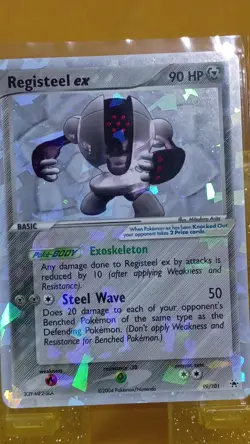 Pokemon Card Registeel EX 99/101 Holo Hidden Legends HP - Image 2