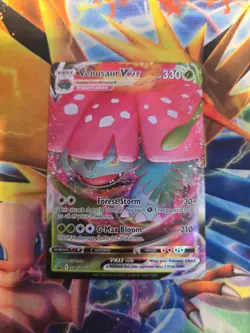 Venusaur VMAX SWSH102 SWSH: Sword & Shield Promo Cards Holo - Image 1
