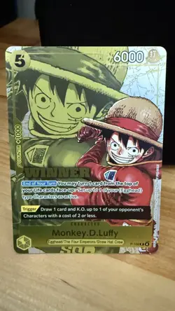Monkey.D.Luffy (Winner Pack 2026 Vol. 2) P-106 One Piece Promotion Cards Foil - Image 1
