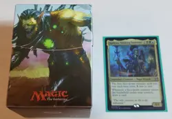 MTG Commander 2019 Faceless Menace Sleeved w/Ultra Pro Box &Oversized card - Image 1