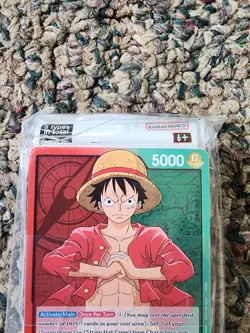 Pre-errata One Piece Card Game Monkey D. Luffy Demo Deck English Edition Sealed - Image 4