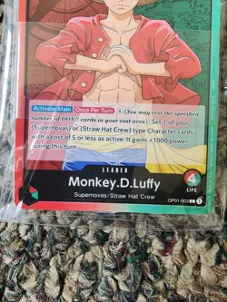 Pre-errata One Piece Card Game Monkey D. Luffy Demo Deck English Edition Sealed - Image 5