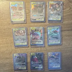 Pokemon TAG TEAM GX Holo 9-Card Lot English: Buzzwole/Pheromosa, Darkrai/Umbreon - Image 1
