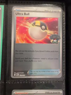 Ultra Ball 131/132 Mega Evolution NAIC 2026 Competitor Pokemon TCG Promo Card - Image 1