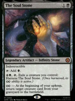 MTG Magic the Gathering Spider-Man Mythic 0066 Legendary Artifact The Soul Stone - Image 1