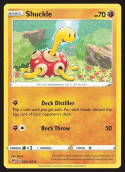 SWSH04: Vivid Voltage Shuckle #085/185 Uncommon Pokemon Card - Image 1