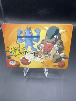 Rare Pokemon Charmander Prism Vending Machine Sticker Card Happy Birthday Holo - Image 3