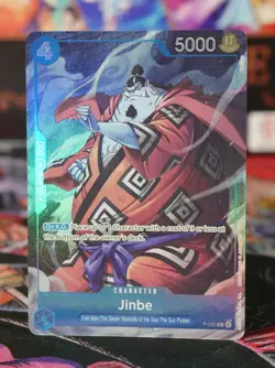 Jinbe - One Piece TCG P-030 Seven Warlords of Sea Set English Alt PROMO Card - Image 1