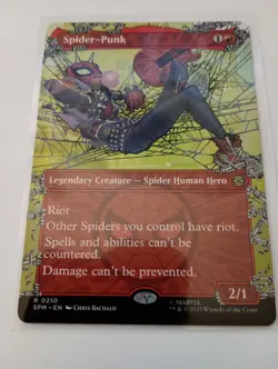 Spider-Punk 0210 (Borderless) MTG Magic Marvel's Spider-Man - Image 1