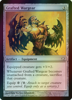 MTG Grafted Wargear Foil ** Fifth Dawn ** English (NM) - Image 1