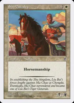 Shu Cavalry [Portal Three Kingdoms] Magic MTG - Image 1