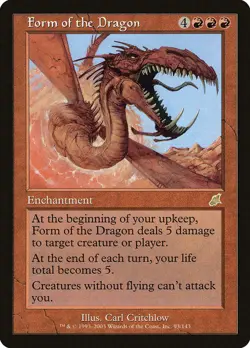 Form of the Dragon [Scourge] Magic MTG - Image 1