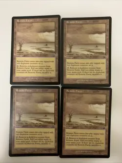 MTG LP Remote Farm X 4 Mercadian Masques Free Shipping In US With Tracking - Image 1
