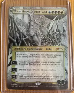 Nicol Bolas Dragon-God Foil SLD 1246 MTG Secret Lair Yuki Fujisawa NM - Image 1