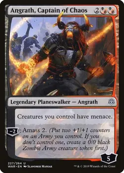 Angrath, Captain of Chaos 1x MtG War of the Spark SP/NM - Image 1