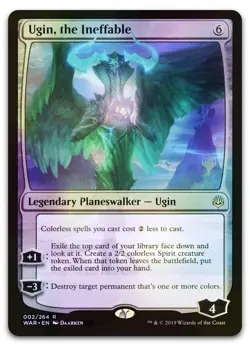 Ugin, the Ineffable #2 (Foil) (NM) Throne of Eldraine PPELD Magic MTG - Image 1