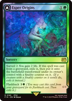 Esper Origins // Summon: Esper Maduin FINAL FANTASY MTG MAGIC SORCERY FOIL - Image 1