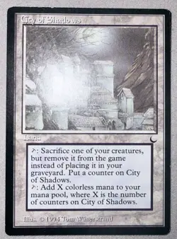 Wizards of the Coast City of Shadows The Dark Land Regular Rare ENG 1994 - Image 1