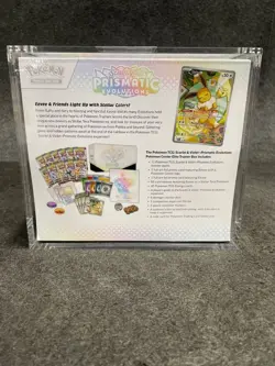 POKEMON TCG Scarlet & Violet: Prismatic Evolutions Elite Trainer Box In Case - Image 4