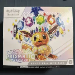 Scarlet & Violet Prismatic Evolutions Elite Trainer Box Pokemon TCG - Sealed - Image 1