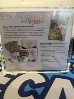 Pokemon TCG Scarlet & Violet Prismatic Evolutions Elite Trainer Box Eevee 2025 - Image 2