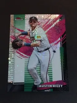 AUSTIN RILEY #23/30 SSP 2026 Topps Finest RARE White Mini Diamond Refractor #285 - Image 1
