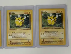 Lot of 4 Pokemon Cards Pikachu 87/130 and Pikachu 60/64 - Image 3