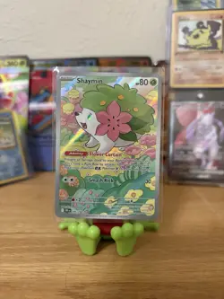 Shaymin Destined Rivals 185/182 Illustration Rare Full Art English Edition - Image 1