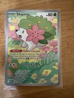 Shaymin Destined Rivals 185/182 Illustration Rare Full Art English Edition - Image 2