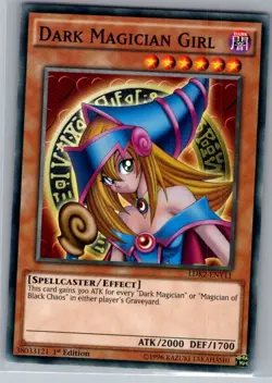 Dark Magician Girl LDK2-ENY11 Legendary Decks II - Yu Gi Oh Card - NM - Image 1