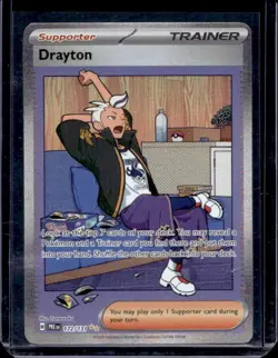 Pokemon Card Drayton 172/131 Prismatic Evolutions Special Illustration Rare NM - Image 1