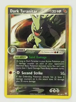 Dark Tyranitar - 20/109 - Rare Pokemon EX Team Rocket Returns Card - Image 3